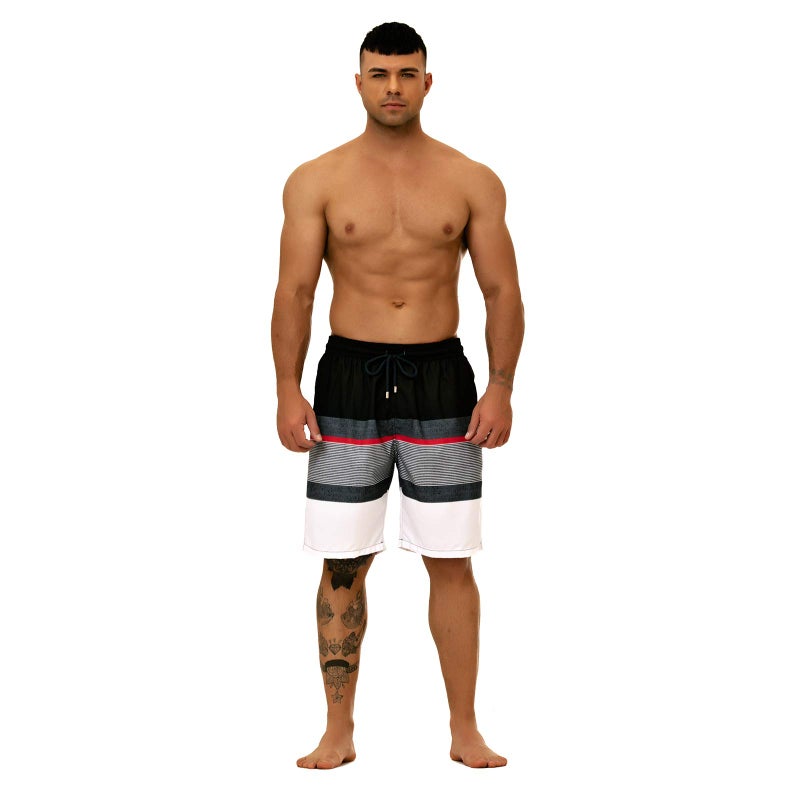 KAILUA SURF سروال سباحة رجالي كبير وطويل من KAILUA SURF، شورت سباحة رجالي مصمم مقاس 9 بوصات - Image 2